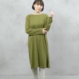 ヘビーウェイトロングスリーブタック使いワンピース | FashionBerry | 詳細画像19 