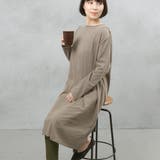 ヘビーウェイトロングスリーブタック使いワンピース | FashionBerry | 詳細画像22 