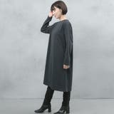 ヘビーウェイトロングスリーブタック使いワンピース | FashionBerry | 詳細画像9 