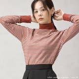 【洗えるニットシリーズ】もちもちニット ボーダータートルネックニット | FashionBerry | 詳細画像16