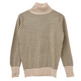 【洗えるニットシリーズ】もちもちニット ボーダータートルネックニット | FashionBerry | 詳細画像30