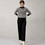 【洗えるニットシリーズ】もちもちニット ボーダータートルネックニット | FashionBerry | 詳細画像7