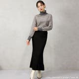 【洗えるニットシリーズ】もちもちニット ボーダータートルネックニット | FashionBerry | 詳細画像8