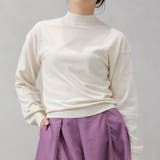 キナリ | 【洗えるニットシリーズ】もちもちニット ドロップショルダークルーネックニット | FashionBerry