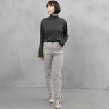 コットン100％フライス素材無地タートルネック長袖Tシャツ | FashionBerry | 詳細画像10 