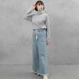 コットン100％フライス素材無地タートルネック長袖Tシャツ | FashionBerry | 詳細画像13 