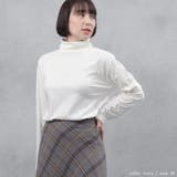 コットン100％フライス素材無地タートルネック長袖Tシャツ | FashionBerry | 詳細画像14 