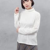 コットン100％フライス素材無地タートルネック長袖Tシャツ | FashionBerry | 詳細画像16 