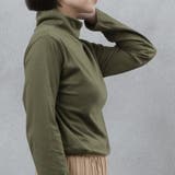 コットン100％フライス素材無地タートルネック長袖Tシャツ | FashionBerry | 詳細画像22 