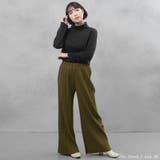 コットン100％フライス素材無地タートルネック長袖Tシャツ | FashionBerry | 詳細画像4 