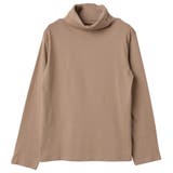 コットン100％フライス素材無地タートルネック長袖Tシャツ | FashionBerry | 詳細画像39 
