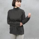 コットン100％フライス素材無地タートルネック長袖Tシャツ | FashionBerry | 詳細画像8 