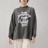 レタリングロゴ ホルターネック 裏起毛 スウェットトレーナー | FashionBerry | 詳細画像10 