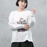 フォトプリント 裏起毛 ビッグシルエットスウェット | FashionBerry | 詳細画像10