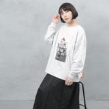 フォトプリント 裏起毛 ビッグシルエットスウェット | FashionBerry | 詳細画像11