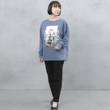 フォトプリント 裏起毛 ビッグシルエットスウェット | FashionBerry | 詳細画像19