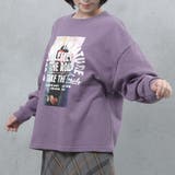 フォトプリント 裏起毛 ビッグシルエットスウェット | FashionBerry | 詳細画像24