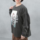 フォトプリント 裏起毛 ビッグシルエットスウェット | FashionBerry | 詳細画像6