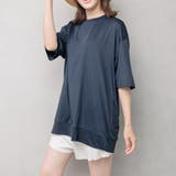 ネイビー | UPF50+ 5分袖 Tシャツ ラッシュガード レディース | FashionBerry