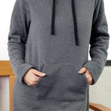 温かな裏起毛パーカーワンピース 大きいサイズ 部屋着 | FashionBerry | 詳細画像6