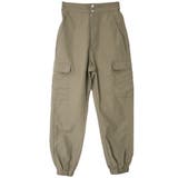 ライトカーキ | ナイロンカーゴパンツ | FashionBerry