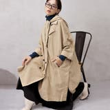 撥水加工2WAYフード取り外しトレンチコート | FashionBerry | 詳細画像14 