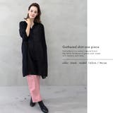 ギャザーシャツワンピース | FashionBerry | 詳細画像10