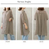 ギャザーシャツワンピース | FashionBerry | 詳細画像18