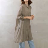 ギャザーシャツワンピース | FashionBerry | 詳細画像22