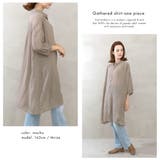 ギャザーシャツワンピース | FashionBerry | 詳細画像8