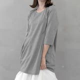 タックフレアAラインチュニックワンピース | FashionBerry | 詳細画像21