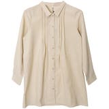 キナリ | フロントピンタックシャツチュニック | FashionBerry