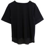 ブラック | バックフェイクレイヤードチュニック | FashionBerry