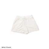 ホワイト×Bピンク | ラッシュガード レディース バイカラーショートパンツ UVカット | FashionBerry