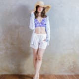 ラッシュガード レディース バイカラーショートパンツ UVカット | FashionBerry | 詳細画像7