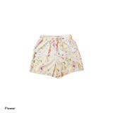 フラワー | プリント ラッシュガード レディース ショートパンツ UVカット | FashionBerry