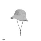 グレー | 日よけ付き 2Way サーフハット | FashionBerry
