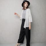 リネン混 スクエアカラートッパーカーディガン | FashionBerry | 詳細画像11