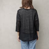 リネン混 スクエアカラートッパーカーディガン | FashionBerry | 詳細画像6