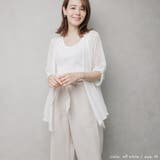 リネン混 スクエアカラートッパーカーディガン | FashionBerry | 詳細画像8