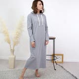 裏毛スウェットワンピース ルームウェア レディース | FashionBerry | 詳細画像4 