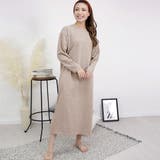 裏毛ラウンドネックワンピース ルームウェア レディース ワンマイルウェア | FashionBerry | 詳細画像7 