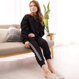 ルームウェア ダンボールニット ラインパンツ | FashionBerry | 詳細画像3 