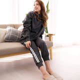 ルームウェア ダンボールニット ラインパンツ | FashionBerry | 詳細画像5 