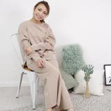 ルームウェア ダンボールニット ワイドパンツ | FashionBerry | 詳細画像14 