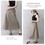 後ギャザーロングスカート | FashionBerry | 詳細画像13