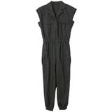 ブラック | カーゴポケットジャンプスーツ | FashionBerry