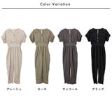 フロントボタンジャンプスーツ | FashionBerry | 詳細画像2