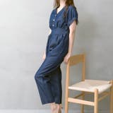 フロントボタンジャンプスーツ デニムカラー | FashionBerry | 詳細画像21