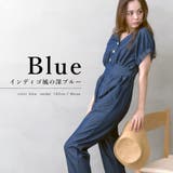 フロントボタンジャンプスーツ デニムカラー | FashionBerry | 詳細画像7